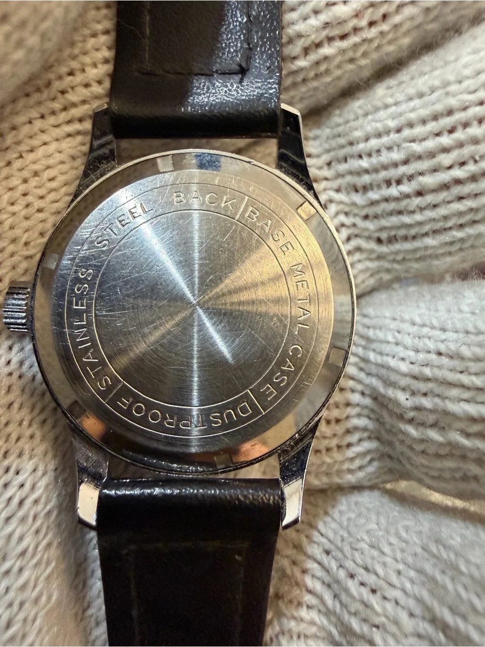 Vintage Mickey Mouse Watch Swiss Movement BFG 866 Manual Wind - For Parts/Repair